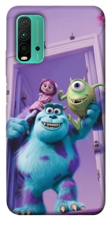 Чохол на Xiaomi Redmi Note 9 4G / Redmi 9 Power Monsters friends фото 1 з 1