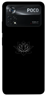 Чохол на Xiaomi Poco X4 Pro 5G Black Lotus фото 1 з 1
