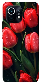 Чохол на Xiaomi Mi 11 Червоні тюльпани фото 1 Чохол на Xiaomi Mi 11 Червоні тюльпани фото 1 з 1