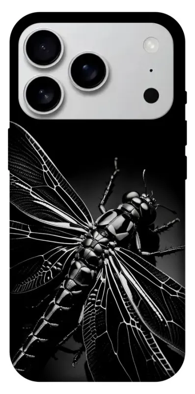 Чохол на Apple iPhone 18 Pro Max Black dragonfly фото 1 з 2
