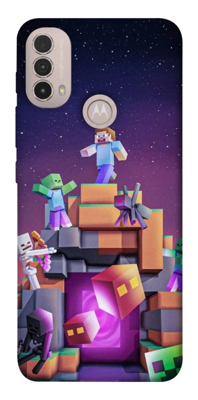 Чехол на Motorola Moto E40 Minecraft aesthetics фото 1 из 1