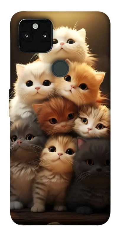 Чехол на Google Pixel 5A Чехол Kittie Love v2 фото 1 из 1