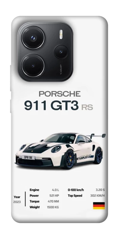 Чехол на Xiaomi Redmi Note 14 4G (Int. version) Porsche 911 GT3 фото 1 из 1