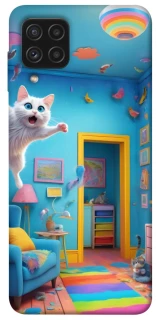 Чохол на Samsung Galaxy A22 4G crazy cat фото 1 з 1