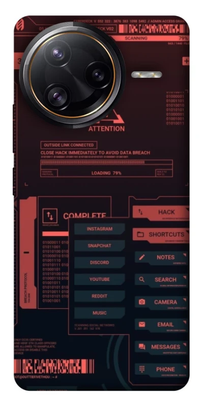 Чохол на Xiaomi Poco F7 Ultra Attention фото 1 з 1