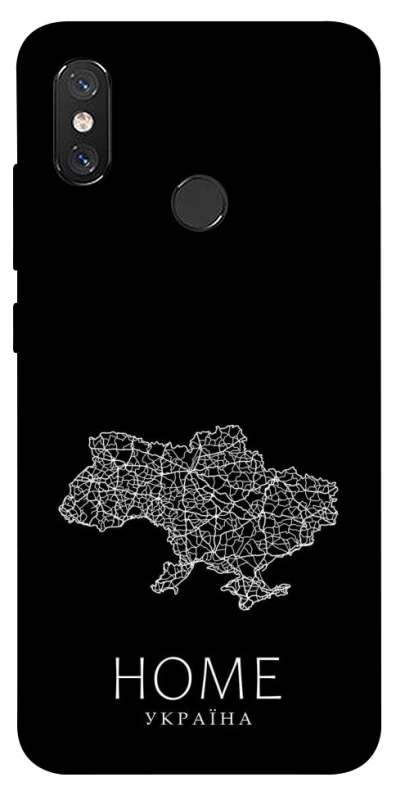 Чохол на Xiaomi Mi 8 Ukraine black map фото 1 з 1