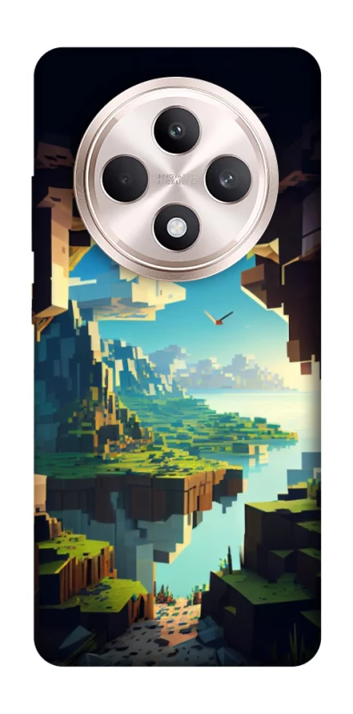 Чехол на Oppo Reno 12 F 4G/5G Minecraft sunrise фото 1 из 1