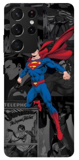 Чехол на Samsung Galaxy S21 Ultra superman comics фото 1 из 1