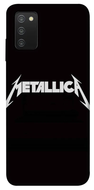 Чехол на Samsung Galaxy A03s Metallica logo фото 1 Чехол на Samsung Galaxy A03s Metallica logo фото 1 из 1