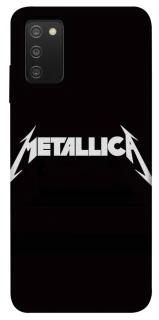 Чехол на Samsung Galaxy A03s Metallica logo фото 1 Чехол на Samsung Galaxy A03s Metallica logo фото 1 из 1