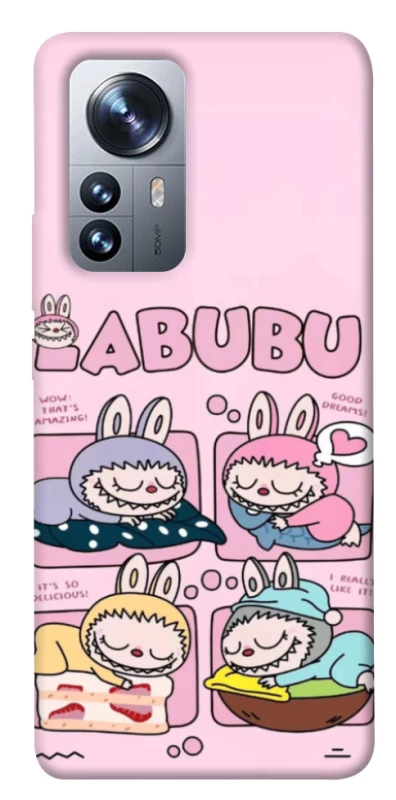 Чохол на Xiaomi 12 / 12X Labubu Dreams Collage фото 1 з 1