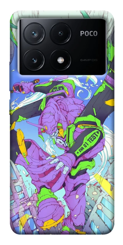 Чохол на Xiaomi Poco X6 Євангеліон v2 фото 1 з 1