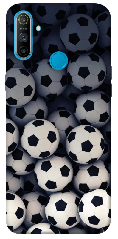 Чохол на Realme C3 Футбольні м'ячи фото 1 з 1
