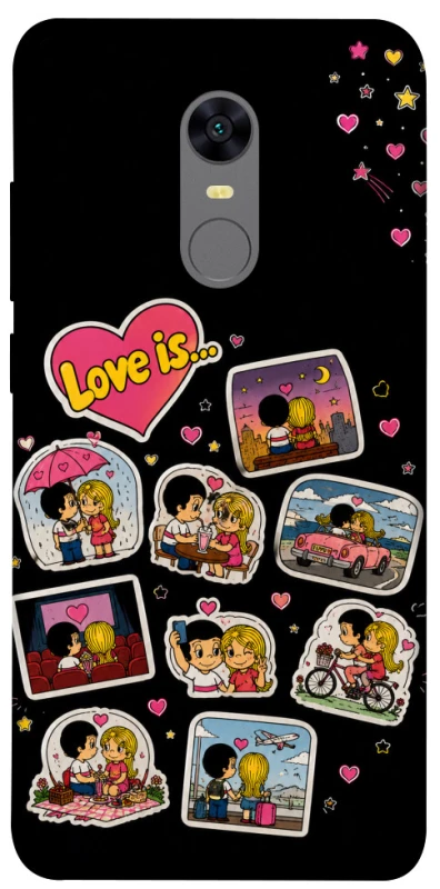 Чехол на Xiaomi Redmi 5 Plus / Redmi Note 5 (Single Camera) Love is ver.3 фото 1 из 1