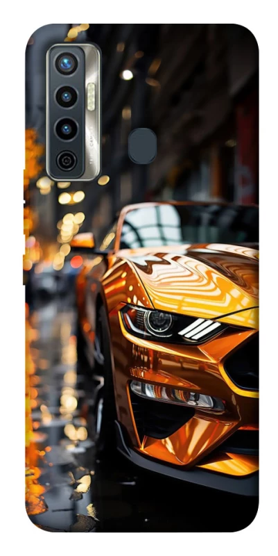 Чохол на TECNO Camon 17 Golden sports car фото 1 з 1