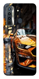 Чохол на TECNO Camon 17 Golden sports car фото 1 з 1