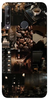 Чехол на Huawei P40 Lite E Coffee collage ver.1 фото 1 из 1