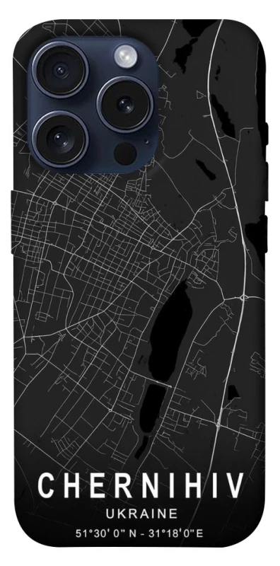 Чехол на Apple iPhone 15 Pro (6.1") Chernihiv map фото 1 из 1