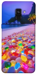 Чохол на Samsung A530 Galaxy A8 (2018) Каміння світиться на березі фото 1 з 1
