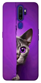 Чохол на Oppo A5 (2020) / Oppo A9 (2020) Кіт-підглядач фото 1 з 1