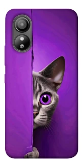 Чехол на ZTE Blade L220 Кот-подглядыватель фото 1 из 1