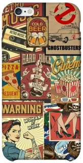 Чохол на Apple iPhone 6/6s (4.7") Retro collage ver.2 фото 1 з 1