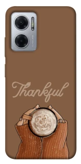 Чохол на Xiaomi Redmi Note 11E Thankful coffee фото 1 Чохол на Xiaomi Redmi Note 11E Thankful coffee фото 1 з 1