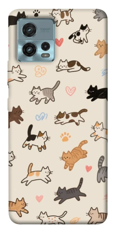 Чохол на Motorola Moto G72 Cat style ver.2 фото 1 з 1