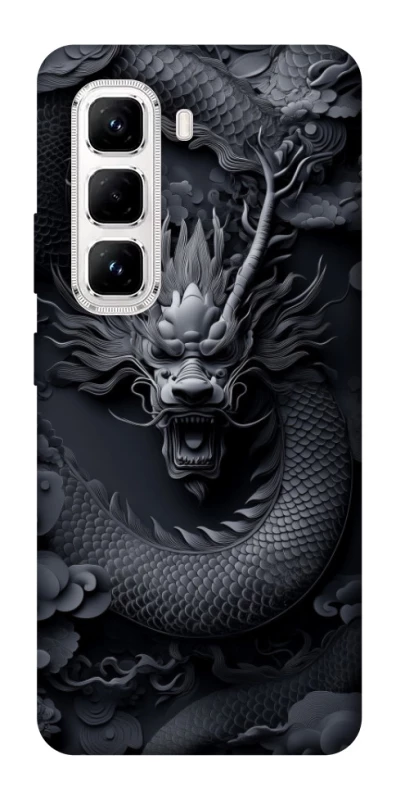 Чохол на Infinix Hot 50 Pro black dragon фото 1 з 1