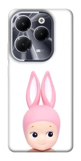 Чохол на Infinix Hot 40 Minimal Bunny Peek фото 1 з 1