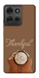 Чохол на Motorola Moto G75 Thankful coffee фото 1 з 1