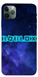 Чехол на Apple iPhone 11 Pro Max (6.5") Roblox Space Logo Blue фото 1 из 1