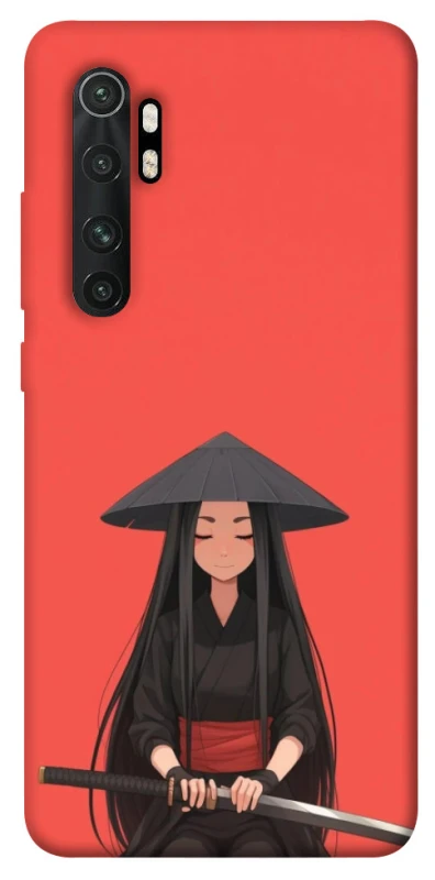 Чохол на Xiaomi Mi Note 10 Lite Red samurai фото 1 з 1