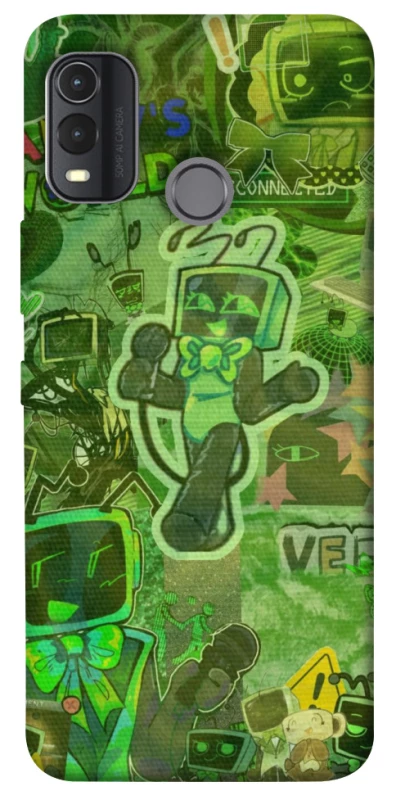 Чохол на Nokia G11 Plus Dandysworld tv green theme фото 1 з 1