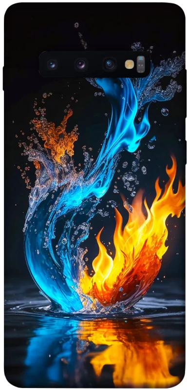Чехол на Samsung Galaxy S10+ Water And Fire фото 1 из 1