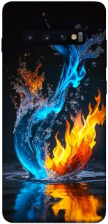 Чехол на Samsung Galaxy S10+ Water And Fire фото 1 из 1