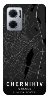 Чохол на Xiaomi Redmi Note 11E Chernihiv map фото 1 Чохол на Xiaomi Redmi Note 11E Chernihiv map фото 1 з 1