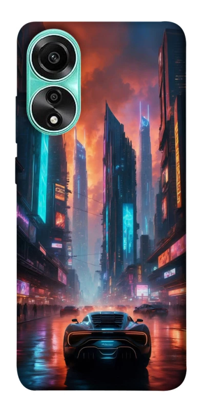 Чехол на Oppo A78 4G Cyber city фото 1 из 1