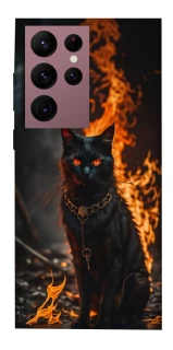 Чохол на Samsung Galaxy S22 Ultra Вогняний кіт фото 1 з 1
