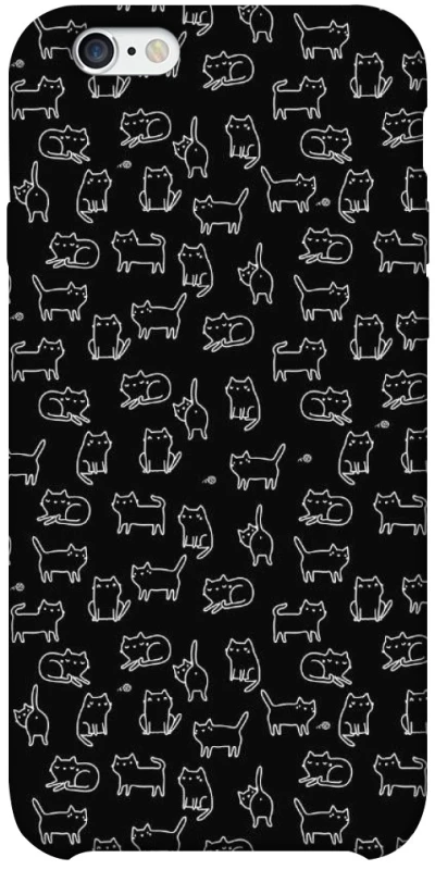 Чохол на Apple iPhone 6/6s plus (5.5") Black Cats фото 1 з 1
