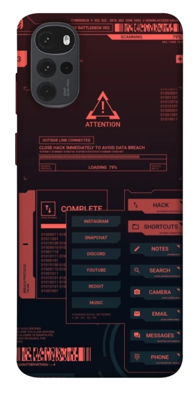 Чохол на Motorola Moto G22 Attention фото 1 з 1