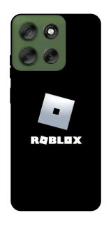 Чехол на Motorola Moto G56 5G Roblox logo black фото 1 из 1