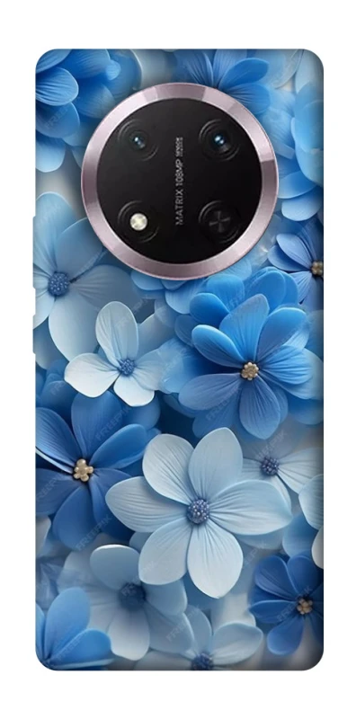 Чехол на Honor X9c Синие цветы фото 1 из 1