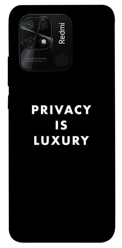 Чохол на Xiaomi Redmi 10C Privacy is luxury фото 1 з 1