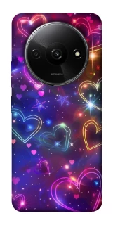 Чехол на Xiaomi Redmi A3 Drawn hearts фото 1 из 1