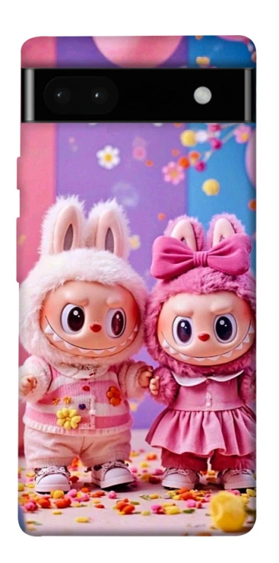 Чехол на Google Pixel 6a Labubu twins ver.2 фото 1 из 1