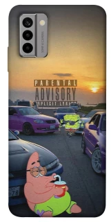 Чехол на Nokia G22 Патрик на гонках фото 1 из 1