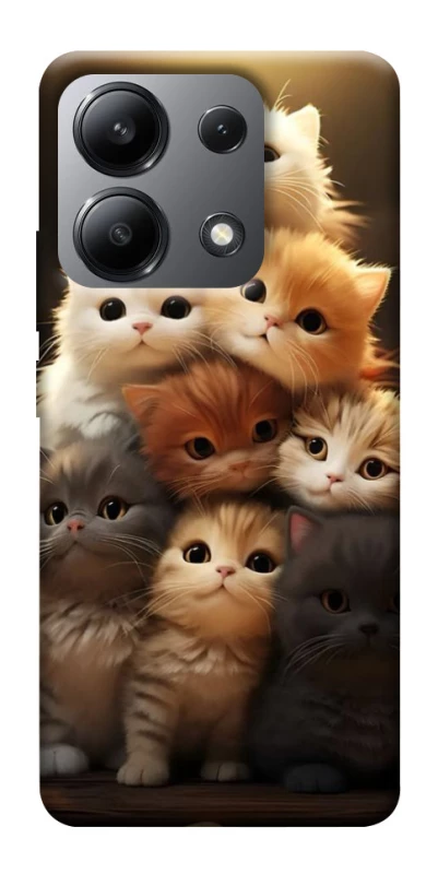 Чехол на Xiaomi Redmi Note 13 4G Чехол Kittie Love v2 фото 1 из 1