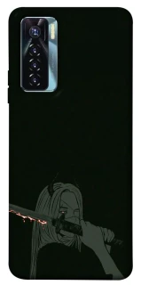 Чехол на TECNO Camon 17 Pro Человек-Бензопила фото 1 из 1