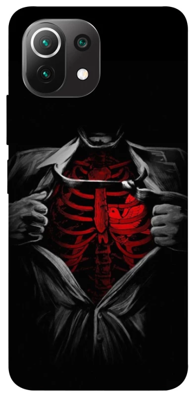 Чехол на Xiaomi Mi 11 Lite Skeleton Heart фото 1 из 1